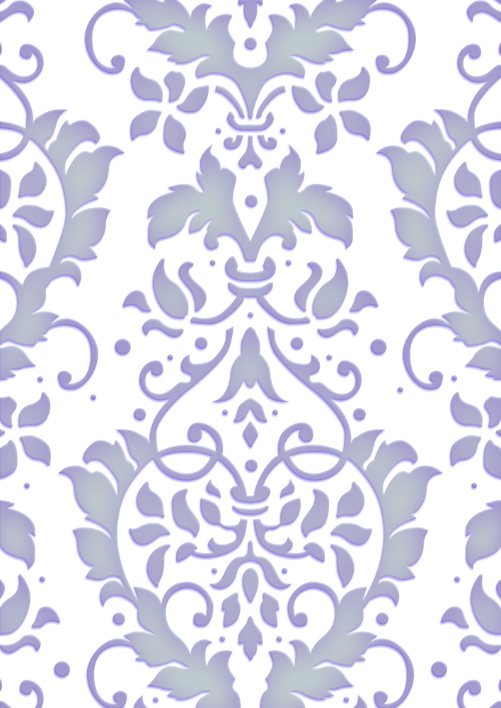 CO723449 Large Damask Flourish, Elegance Collection (5x7) LIMITED EDITION! - Click Image to Close